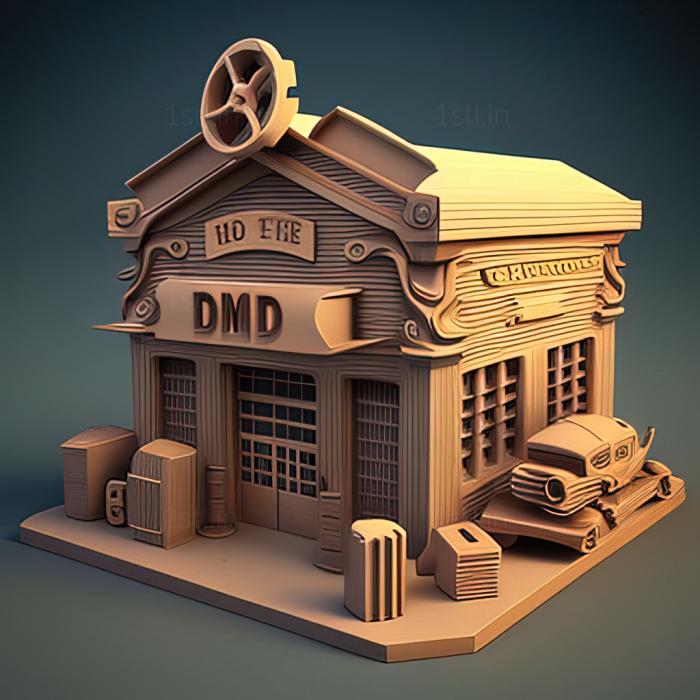 Games (3DGMS_64606) 3D model for CNC machine